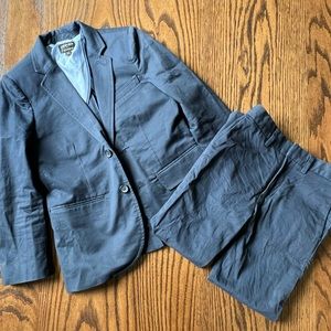 Crew Cuts boys navy blue 100% cotton suit lightly used size 6-7
